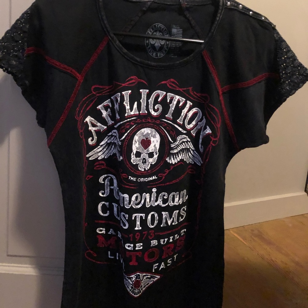 Women’s Affliction Shirt Sz Small